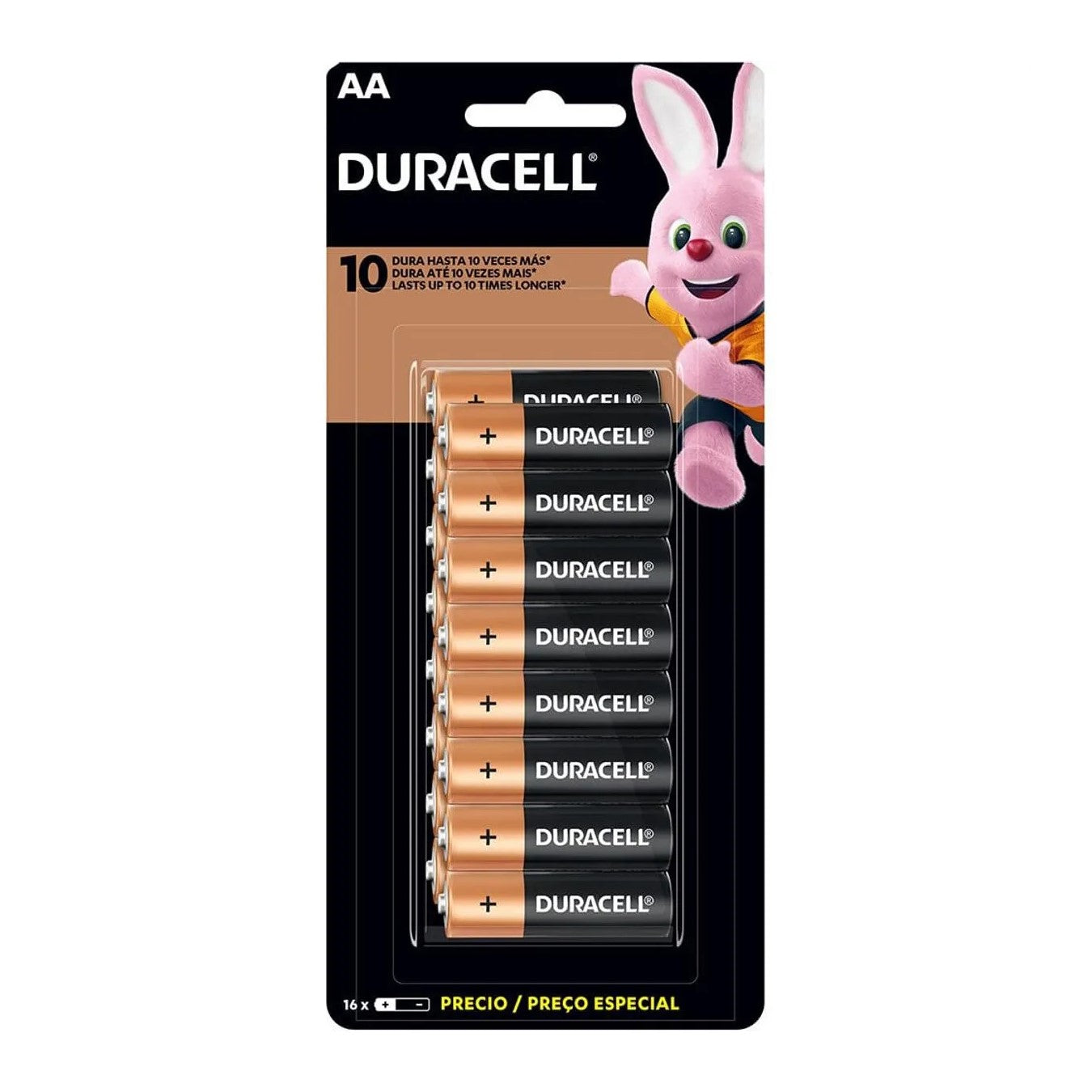 Pack 16 Pilas Duracell AA Alcalina