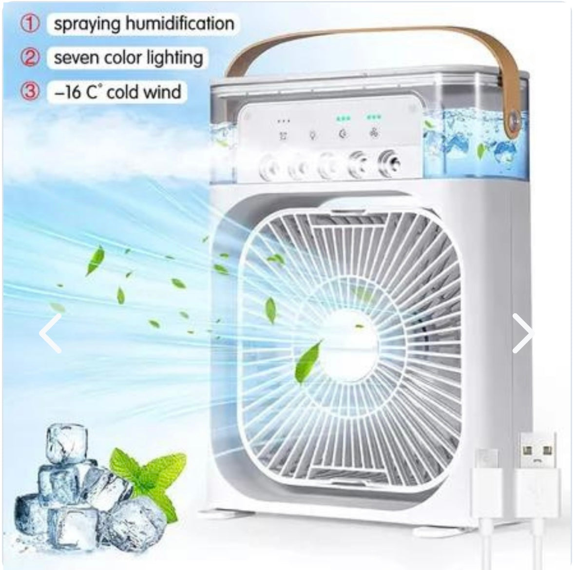 Ventilador Humidificador Aire