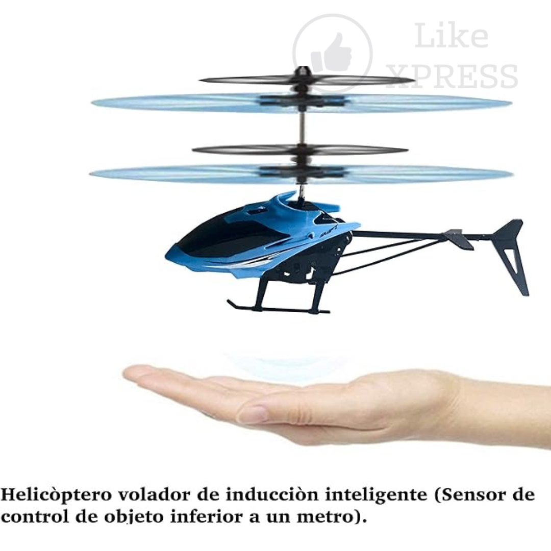 Helicoptero Dron Volador con sensor