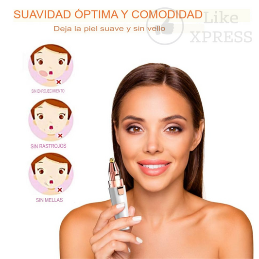 Depiladora De Precisión Facial 2 En 1