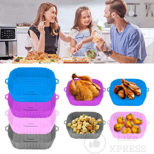 Cesto Bandeja Silicona Para Airfryer