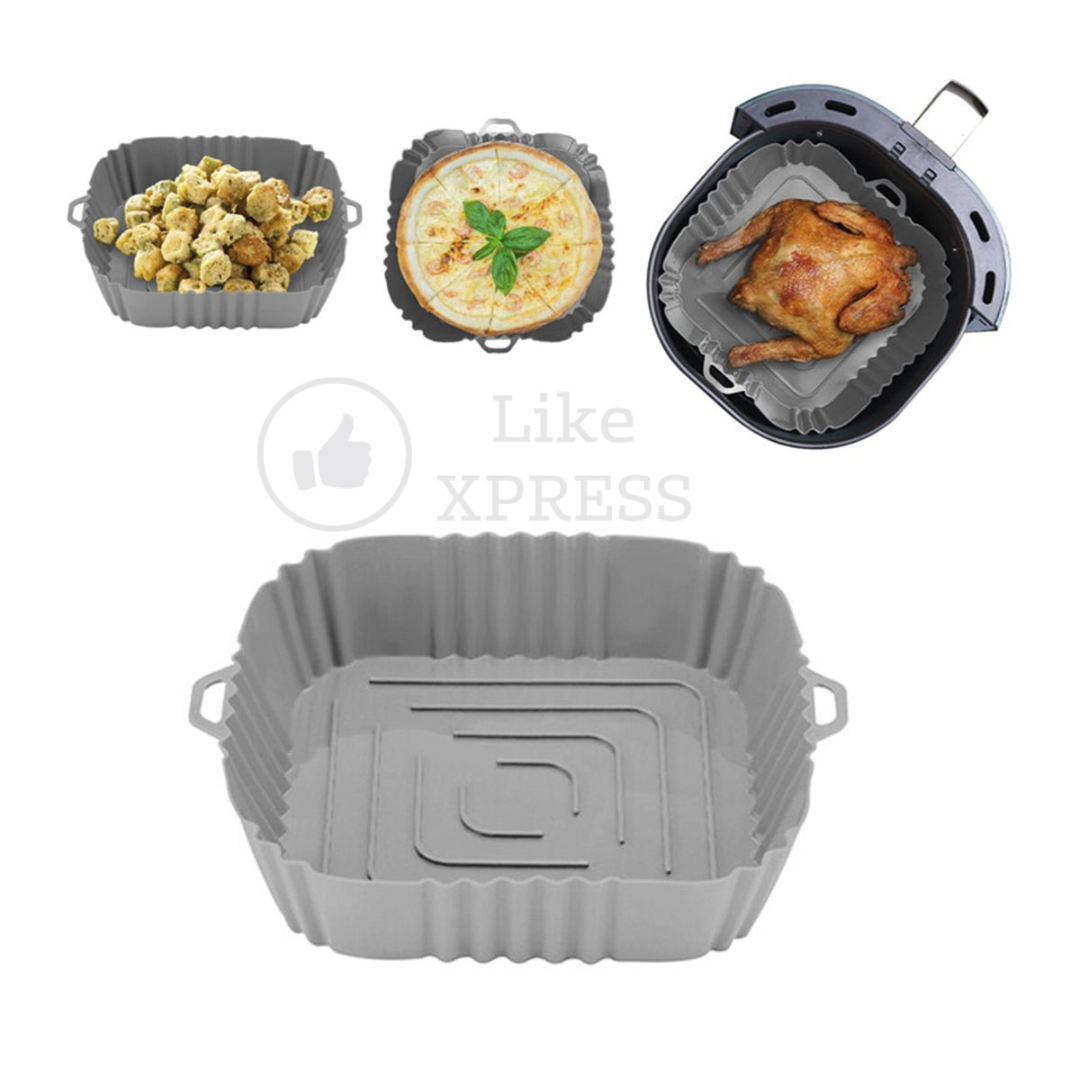 Cesto Bandeja Silicona Para Airfryer