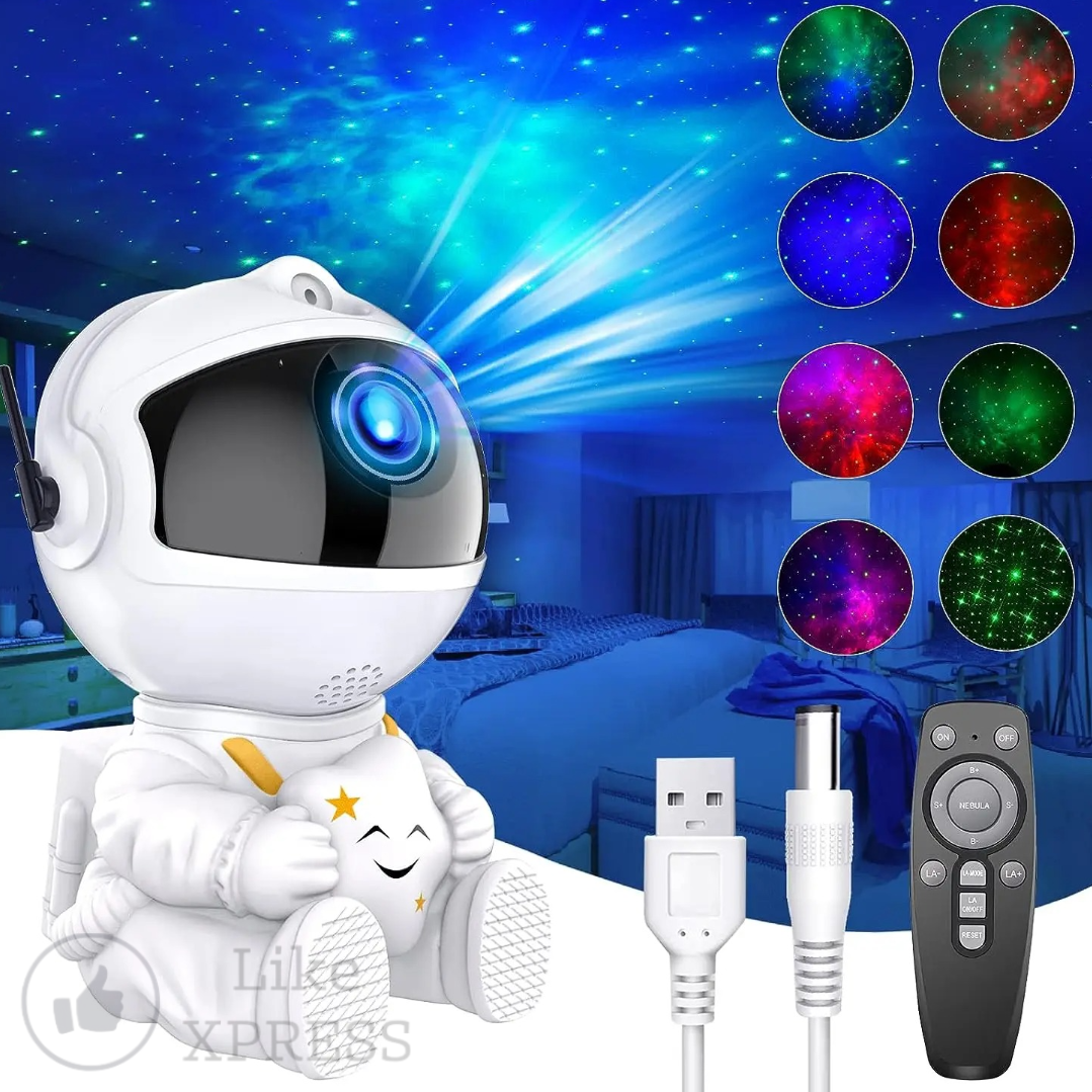 Astronauta Proyector  Bluetooth 360°